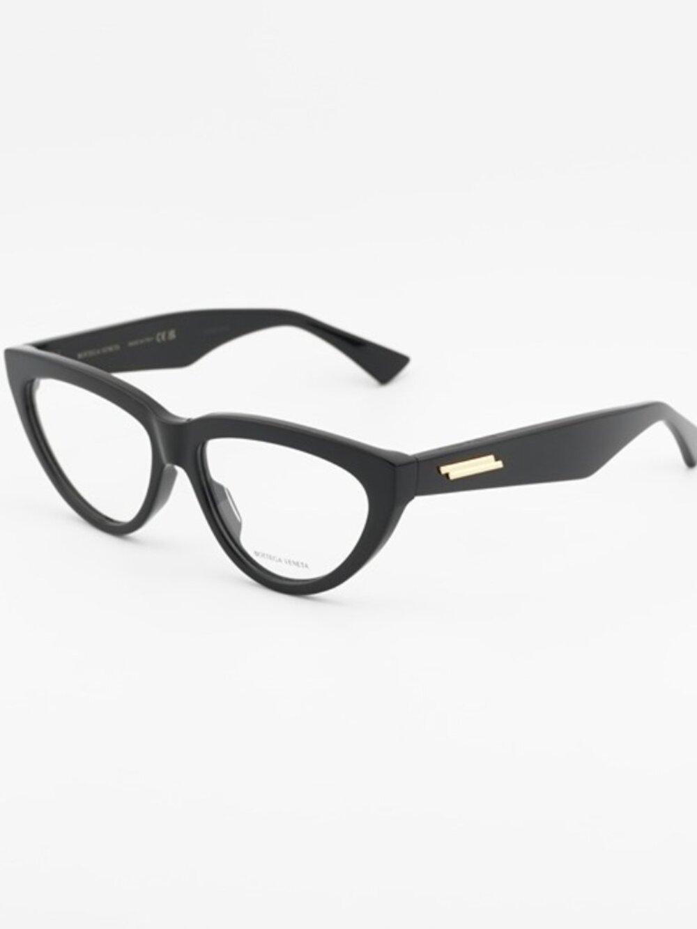 Bottega Veneta BV1193O 001 Eyeglasses Black 54mm Cat Eye Frame